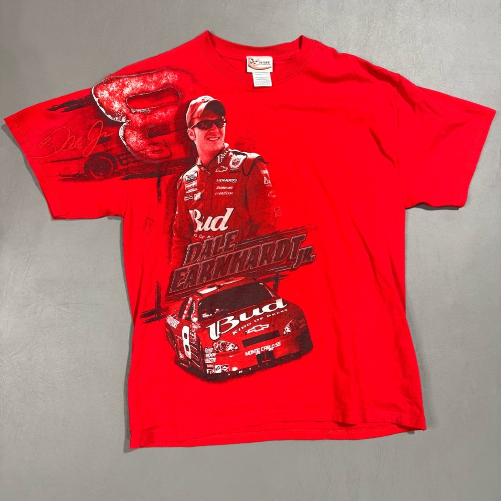 Dale Earnhardt Jr Budweiser #8 NASCAR Shirt Chase Authentics Large
